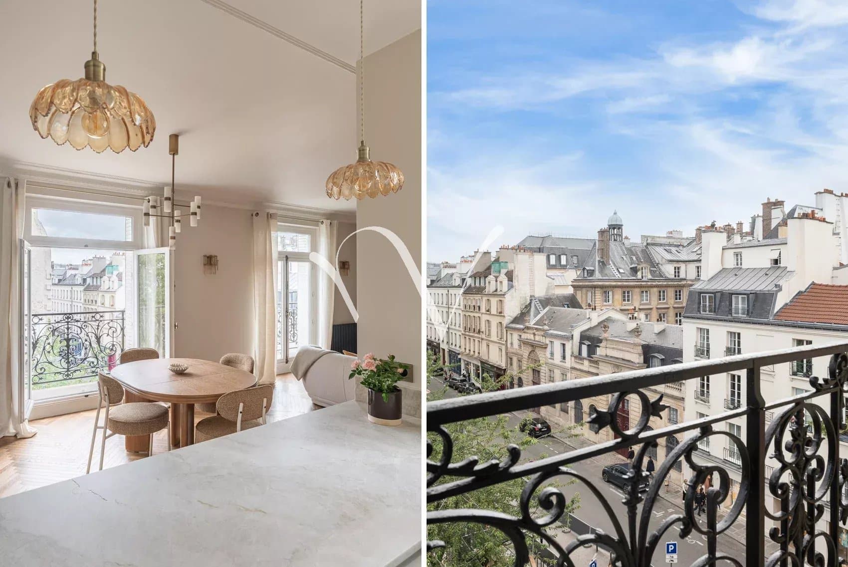 A vendre appartement – Bon Marché – 75007 – 1 chambre – sud ouest – parfait état – 54 m²