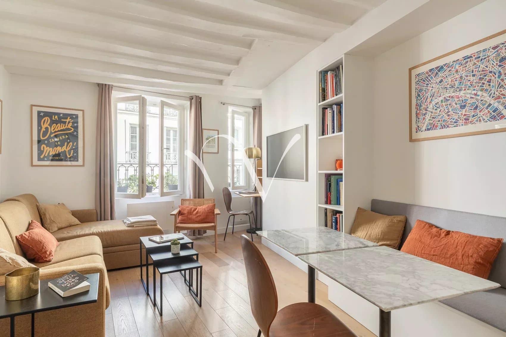 Au coeur de Saint Germain des Près, appartement clé en main