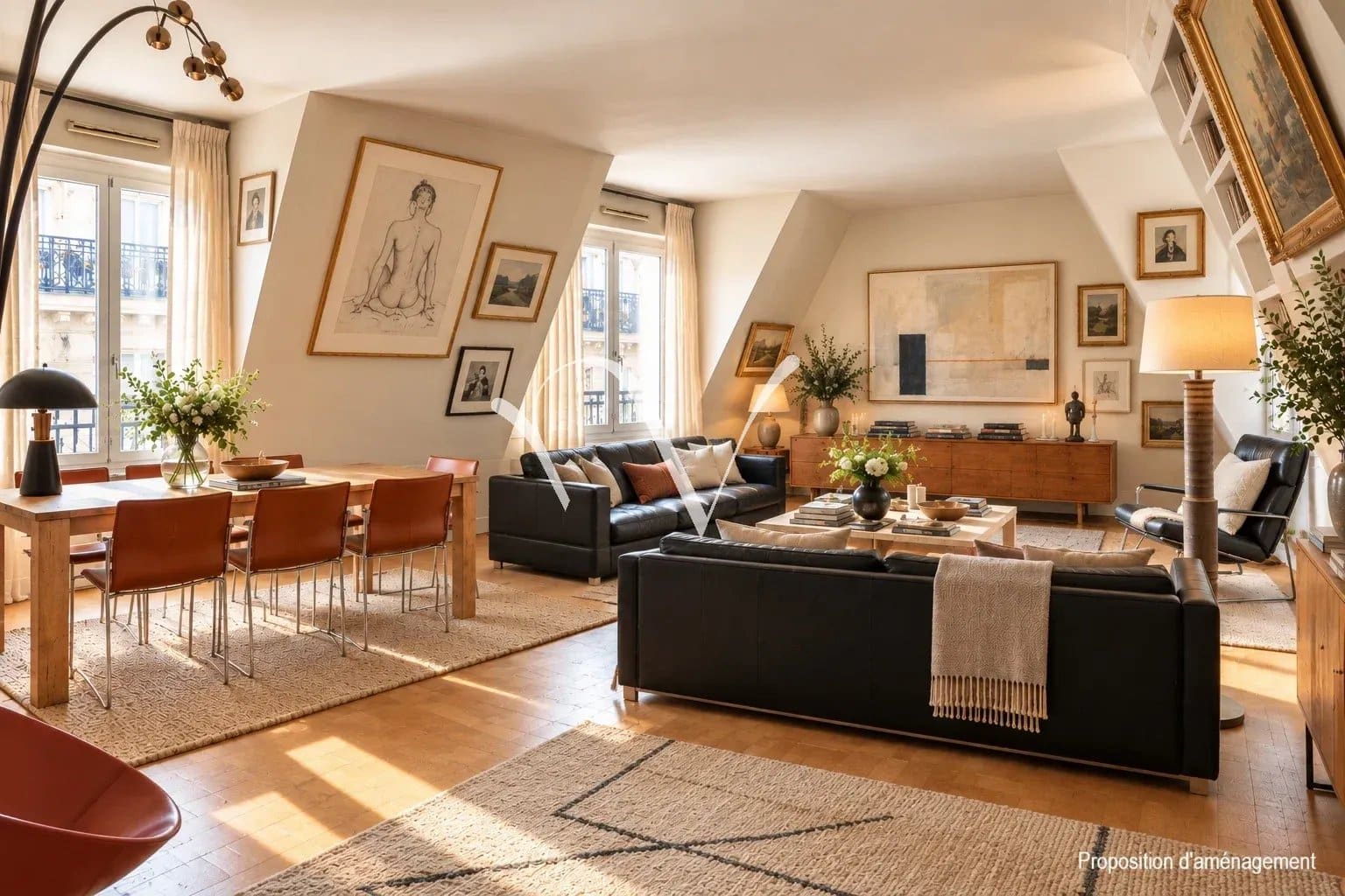 Appartement à vendre Paris 1e – Samaritaine – dernier étage – trois chambres